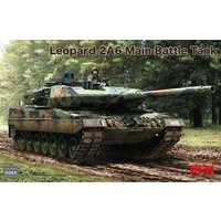 Leopard 2A6 Main Battle Tank with workabletrack links von Rye Field Model