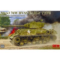 M4A3 76W HVSS Early type D82081 turret T-66 track von Rye Field Model