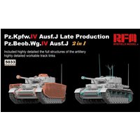 Pz.kpfw.IV Ausf.J late production /Pz.beob.wg.IV Ausf.J w/workable track links von Rye Field Model