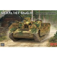 Sd.Kfz.167 StuG.IV Early Production w/full interior & workable track links von Rye Field Model