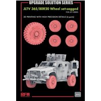 Wheel Set-sagged - JLTV - 4 Wheels (3D printed) von Rye Field Model