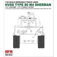 Workable track links - Hvss t80-track for M4 Sherman von Rye Field Model