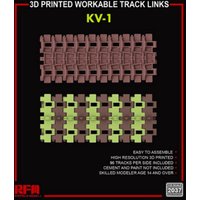 Workable track links - KV-1 (3D printed) von Rye Field Model