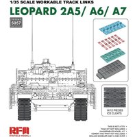 Workable track links - Leopard 2A5/A6/A7 von Rye Field Model