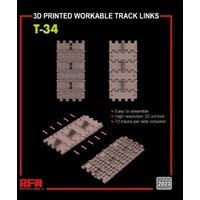 Workable track links - T-34 (3D printed) von Rye Field Model