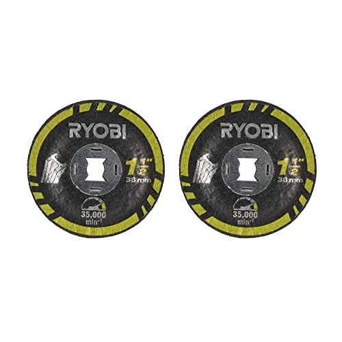 RYOBI Metall-Schleifscheiben "Twist-Lock", 38 mm, 2er-Set RAR507-2 von Ryobi