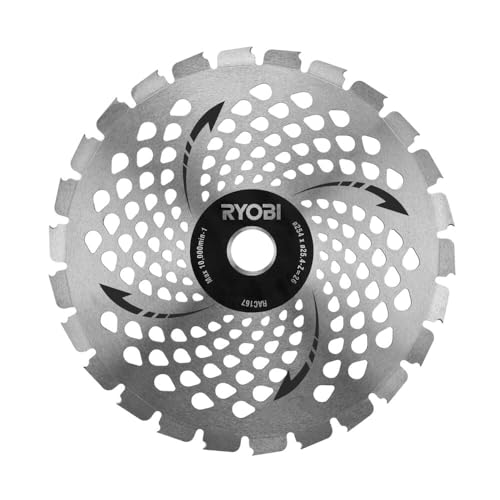 RYOBI Sägeblatt mit 26 Zähnen Ø 25 cm (Wird mit dem RAC168 verwendet) für Motorsensen auf Akku RY18BCX26A & RY36BCX30A - RAC167 von Ryobi