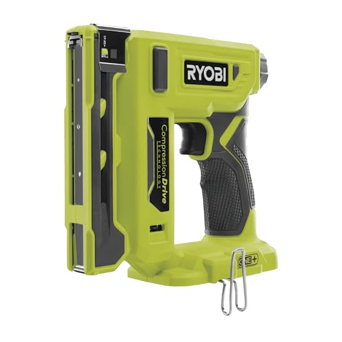 Ryobi ONE+ Akku-Kompressionsantrieb, 18 V, 0,95 cm (3/8 Zoll), Kronen-Heftgerät (nur Werkzeug) P317 von Ryobi