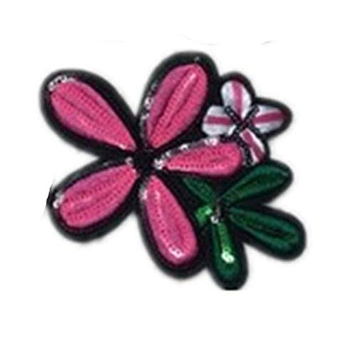 AufnäHer Kinder AufbüGler Kinder Applique Blumen Nähen Auf Patches Und Abzeichen Abzeichen und Aufnäher aufbügeln Spitzenkragen pink von Rysmliuhan Shop