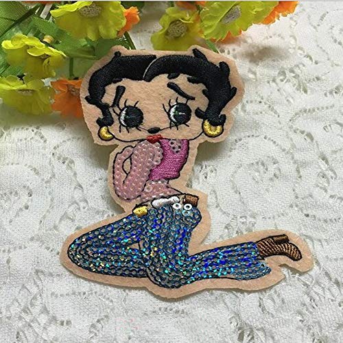 Flicken Zum AufbüGeln Kinder AufbüGelflicken Stickspitze Nähen Auf Abzeichen Und Patches Stickereiflecken Nähen Auf Patches Und Abzeichen girl von Rysmliuhan Shop