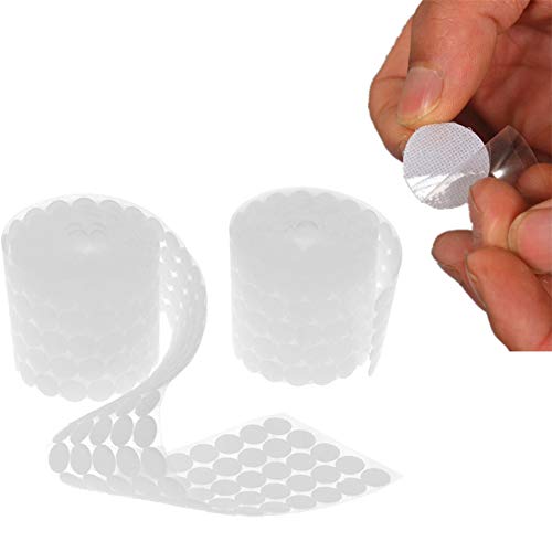 Klettband Selbstklebend Extra Stark Klettband Selbstklebend Für Fliegengitter Stick Auf Punkte Selbst Klebstoff Klebrige Zurück 2cmwhite,1000pairs von Rysmliuhan Shop