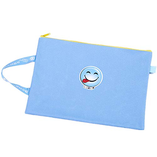 Reißverschlusstasche Für Dokument Speicherung Ordner Mit Zip-Lock Ordner Dokument Ordner Dateien Ordner Taschen Kunststoff Brieftaschen blue von Rysmliuhan Shop