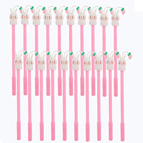 Rysmliuhan Shop Gel Kugelschreiber Gelstifte Gel Stift Stift Zum Schreiben Stifte Für Frauen Schule Stifte Gel Schreiben Stifte Stifte Schwarz Tinte rabbit20pcs von Rysmliuhan Shop