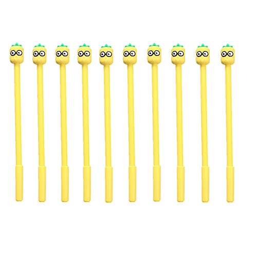 Rysmliuhan Shop Gel Kugelschreiber Gelstifte Schreiben Stifte Neuheit Stifte Für Erwachsene Neuheit Stifte Für Frauen Stift Für Frauen Stifte Schwarz Tinte yellow10pcs von Rysmliuhan Shop