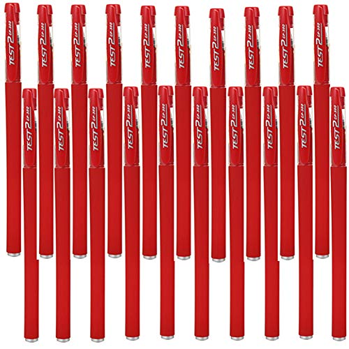 Rysmliuhan Shop Gelschreiber Gel Kugelschreiber Gel Stift Für Schule Büro Liefert Geschenke Schreiben Stifte Lustige Stifte Für Frauen Stifte Für Schule red20pcs von Rysmliuhan Shop