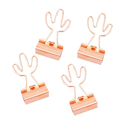 Rysmliuhan Shop Klammern Binder Clips Bulldog Clips Schreibwaren Papier Clips Foldback Mini Bulldog Clips Büroklammern Binder Clip Büro Clips Foldback Clips Clamp Cactus von Rysmliuhan Shop