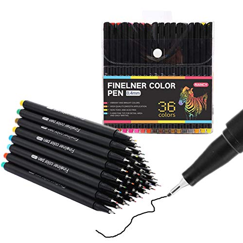 Rysmliuhan Shop Kreidemarker Filzstifte Kinder Colouring Stifte Für Erwachsene Pack Farbe Stifte Für Erwachsene Farbe Stifte Für Kinder Erwachsene Colouring Stifte 36pcs von Rysmliuhan Shop