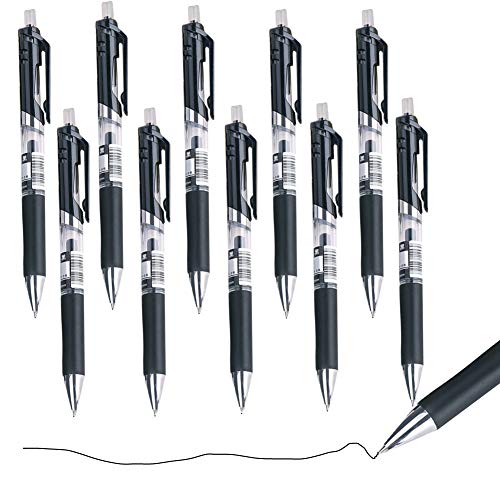 Rysmliuhan Shop Pen Druckkugelschreiber Tinte Stifte Schwarz Stift Schreiben Stifte Stifte Für Schule Schwarz Kugelschreiber Kugelschreiber Kugelschreiber Schwarz black10pcs von Rysmliuhan Shop