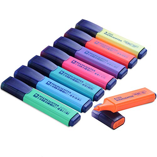 Rysmliuhan Shop Textmarker Leuchtstifte Textmarker Farbige Stifte Textmarker Marker Stifte Textmarker Stifte Für Erwachsene Highlighter Marker Stifte orange von Rysmliuhan Shop