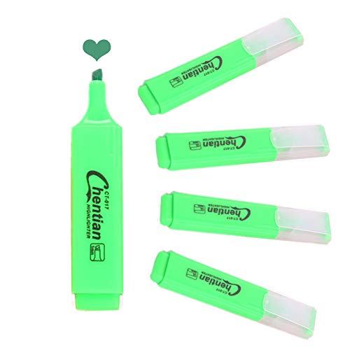 Rysmliuhan Shop Textmarker Pastell Leuchtstifte Farbe Stifte Textmarker Stifte Für Erwachsene Textmarker Marker Stifte Textmarker Stift green5pcs von Rysmliuhan Shop