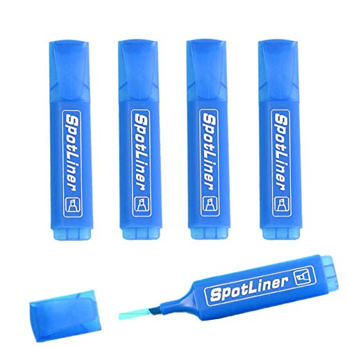 Rysmliuhan Shop Textmarker Pastell Marker Stifte Textmarker Stifte Für Erwachsene Pack Textmarker Farbige Stifte Textmarker Marker Stifte Textmarker Colouring Stifte blue5pcs von Rysmliuhan Shop