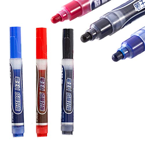 Rysmliuhan Shop Whiteboard Marker Boardmarker Abwischbar Trocken Wischen Stift Weiß Board Marker Trocken Wischen Marker Trocken Wischen Marker Stifte Board Marker mix3pcs von Rysmliuhan Shop