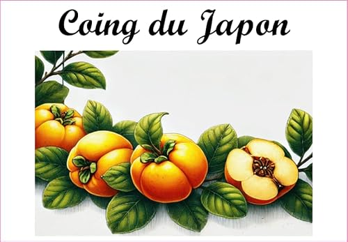 Coing-du-Japon Vinyl-Etiketten für Konserven, 52 x 75 mm, 12 Stück, hausgemacht von S A F I R M E S