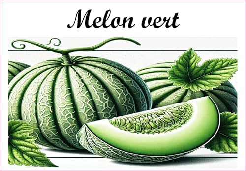 Melongrün Vinyl-Etiketten für Konserven, 52 x 75 mm, 12 Stück, hausgemacht von S A F I R M E S