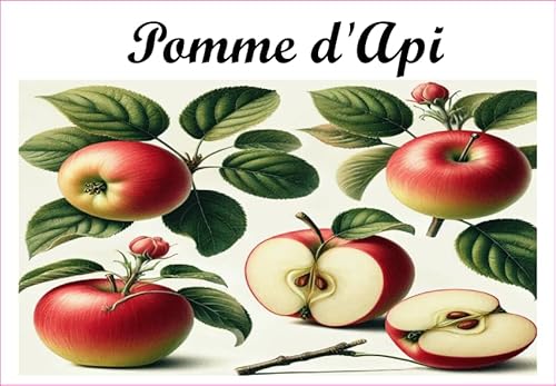 Pomme-d'Api Etiketten aus Vinyl für Konserven, 52 x 75 mm, 12 Stück, selbstgemachte Marmelade von S A F I R M E S