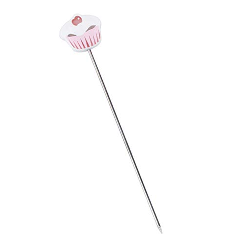 S-TROUBLE Cake Tester Probe Edelstahl Cute Cupcake Shape Spieß Tester für Cupcake Muffin Pancake Baking Bread Tool von S-TROUBLE