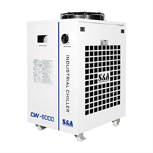 S&A CW-6000BH Industrial Water Chiller Cooling for CO2 Laser Tube, CNC Spindle,Laser Welding Machine von S&A