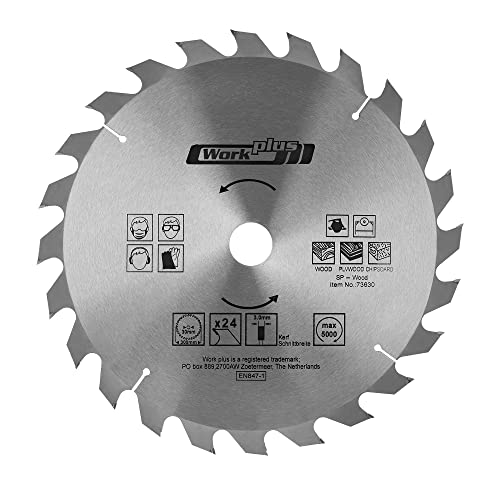 Kreissägeblatt | Ø 100-400 | Größe wählbar | 24-40 Zähne | aus Hartmetall | für Holz & Kunststoff | für Handkreissäge & Tischkreissäge(Ø 160 mm - 40 Zähne) von S&S-Shop