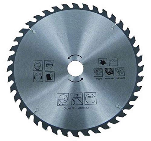 Kreissägeblatt | Ø 100-400 | Größe wählbar | 24-40 Zähne | aus Hartmetall | für Holz & Kunststoff | für Handkreissäge & Tischkreissäge(Ø 210 mm - 40 Zähne) von S&S-Shop