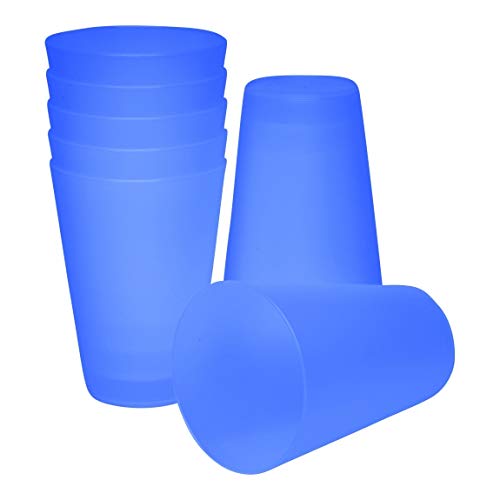 S&S-Shop 1 Trinkbecher 0,4 l - verschiedene Farben/Partybecher/Becher/Mehrwegtrinkbecher (blau) von S&S-Shop