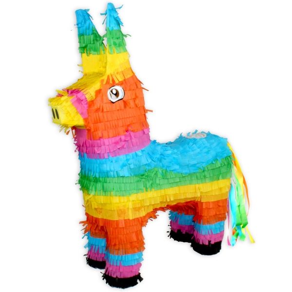 Pinata Esel, traditionelle Pinata aus Mexiko zum Zerschlagen 54cm x 41m von S.P.R.I.N.G. Travel & Trading