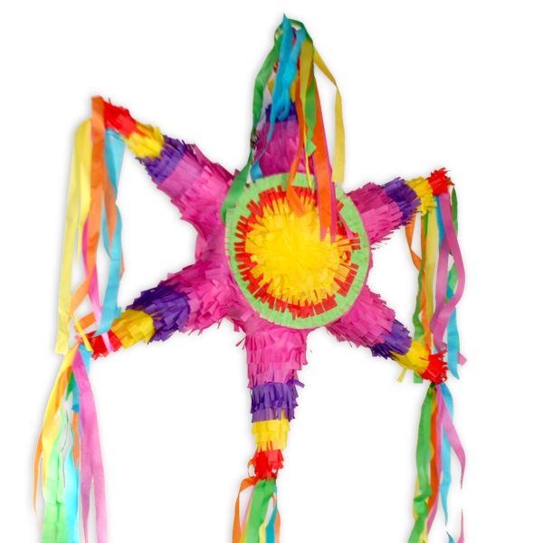 Pinata-Set "Mexican Star", mit Zubehör, 1 Piniata zum Schlagen von S.P.R.I.N.G. Travel & Trading