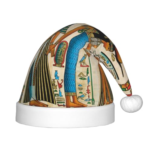 Frauen im alten Ägypten Druck, Weihnachts-Stirnband, Hut für Unisex, Weihnachtsmann-Kleidung, Weihnachtszubehör, Urlaubszeit von SAAKE