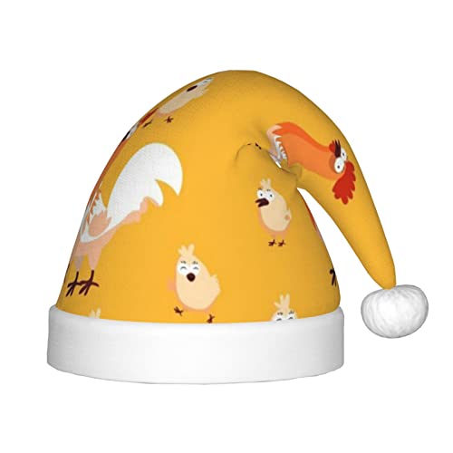 Weihnachts-Stirnband mit Huhn-Aufdruck, Unisex, Weihnachtsmann-Kleidung, Weihnachtszubehör, Urlaubszeit von SAAKE