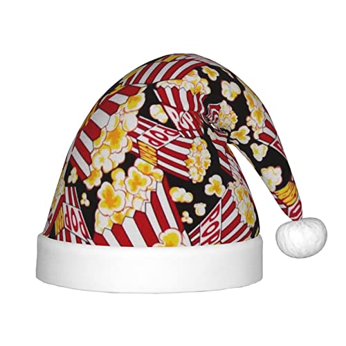 Weihnachts-Stirnband mit Popcorn-Aufdruck, Unisex, Weihnachtsmann-Kleidung, Weihnachtszubehör, Urlaubszeit von SAAKE