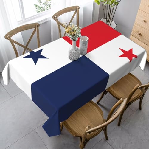 SABFWF Rechteckige Tischdecke mit Panama-Flaggen-Druck, Thanksgiving-Tischdecke, dekorative Tischdecke von SABFWF