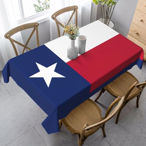 SABFWF Rechteckige Tischdecke mit Texas-Motiv, Thanksgiving-Tischdecke, dekorative Tischdecke von SABFWF