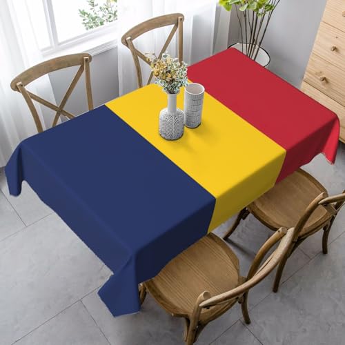 SABFWF Rechteckige Tischdecke mit Tschad-Motiv, Thanksgiving-Tischdecke, dekorative Tischdecke von SABFWF