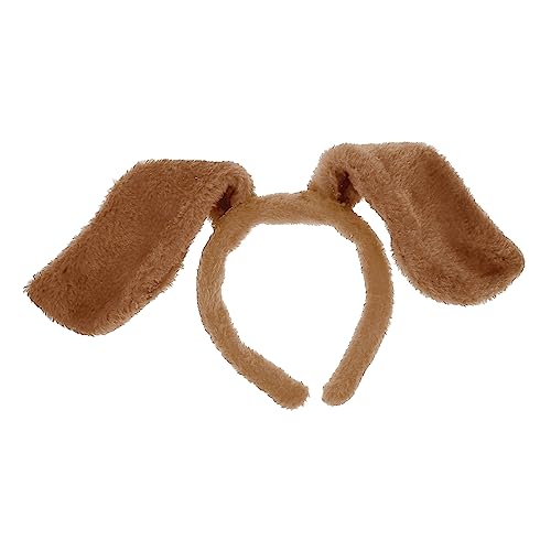 SAFIGLE 1Stk Stirnband mit Tierohren Halloween-Stirnbanddekoration Haarbänder frauen Stirnband Ohren halloween haarschmuck tierohren haarreif zarter Haarreif Haare tragen Plüschstoff Brown von SAFIGLE