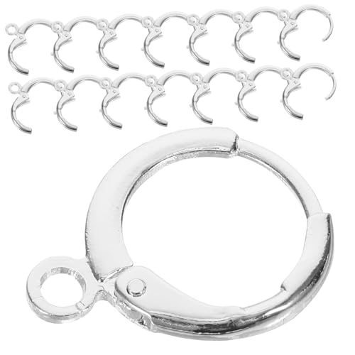 SAFIGLE 30 Stück Huggie Hoop Ohrringhaken Hochwertiges Ohrringzubehör Für DIY Projekte Ideal Zum Basteln Handgemachter Ohrringe Vielseitig Einsetzbar Und Perfekt Für Kreative von SAFIGLE