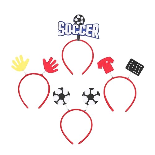 SAFIGLE 8 Stk Fußball-fan-stirnband Sportliche Stirnbänder Fußball-stirnbänder Kopfschmuck Für Fußballfans Performance-stirnband Party-haar-dekor-accessoire Party-kopfbedeckung Abs von SAFIGLE