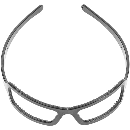 SAFIGLE Zähne-Stirnband Haargummis Brillen-Stirnband Kein Verrutschen Zähne-Kamm Brillen-Design-Haarband Lustiges Sonnenbrillen-Rahmen-Stirnband Strand-Party-Haar-Accessoire Schwarz von SAFIGLE