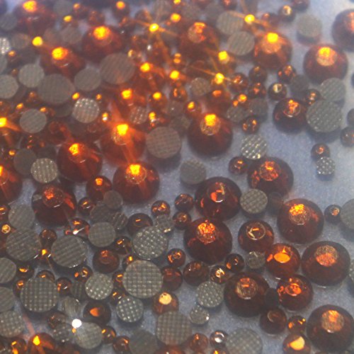 100 große Strasssteine S20 Hotfix Ø 5 mm Bling Farbe Nr. 115 Kupfer von SAFIRMES