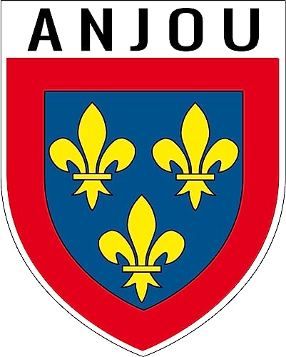 SAFIRMES 1 x Aufnäher, selbstklebend, 9 x 8 cm – Wappen Anjou SAFIRMES 1 x Aufnäher, selbstklebend, 9 x 8 cm – Wappen Anjou von SAFIRMES