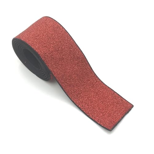 2/5 Meter/Set 40 mm Glitzer-Gummiband für Kleidung Taille elastisches Gurtband DIY Bekleidungsband Taschen Riemen Nähzubehör 6 Farben zur Auswahl (farbig, 3_2 Meter, 40 mm) von SAGGION