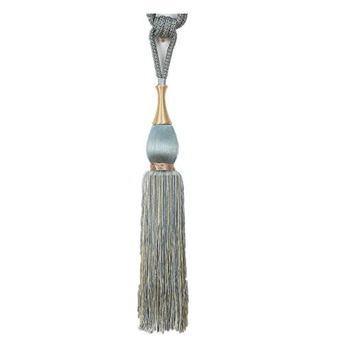 SAJMAKUWLA Tassel Cord Curtain, 2 Stück Vorhang-Zubehör, handgefertigter Vorhang-Hängeball, Quastenband/9(12) von SAJMAKUWLA